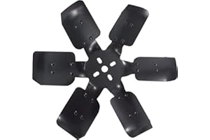 Allstar Performance ALL30100 18" Diameter 5/8" Pilot Hole Steel Mechanical Type Radiator Fan with 6-Blade
