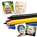 Xcellent Global 16 Color Face Painting Crayons Body Paint Pencils Sticks Non-Toxic Easy to Wash BT029