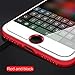 Home Button Sticker-Touch ID Button Support Fingerprint Indentification System Touch ID for iPhone 7plus iphone 7 6s 6s plus 6 6 plus 5s SE for iPad Mini 4 iPad Air 2 iPad Mini 3 Nacome (Red&Black)