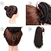 Stamped Glorious 22 Inch Long Curly drawstring ponytail Clip in Ponytail Extension Synthetic Corn Wavy Ponytail Hair Pieces for Women(4#)