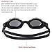 Swim Goggles! HENDGO Swimming Goggles No Leaking Anti Fog Shatterproof UV Protection,free Silicone Nose Clip Ear Plugs and Protection Case Swim Goggles Suit for Men Women-Best Swim Glasses (Black)