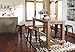 Signature Design by Ashley - Pinnadel Dining Table - Counter Height - Weathered Brown Finish w/ Gray Undertones