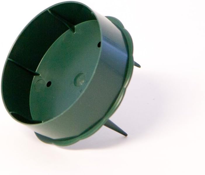 Candle Holders 3" Diameter Green Plastic Pack of 10 Amazon.co.uk