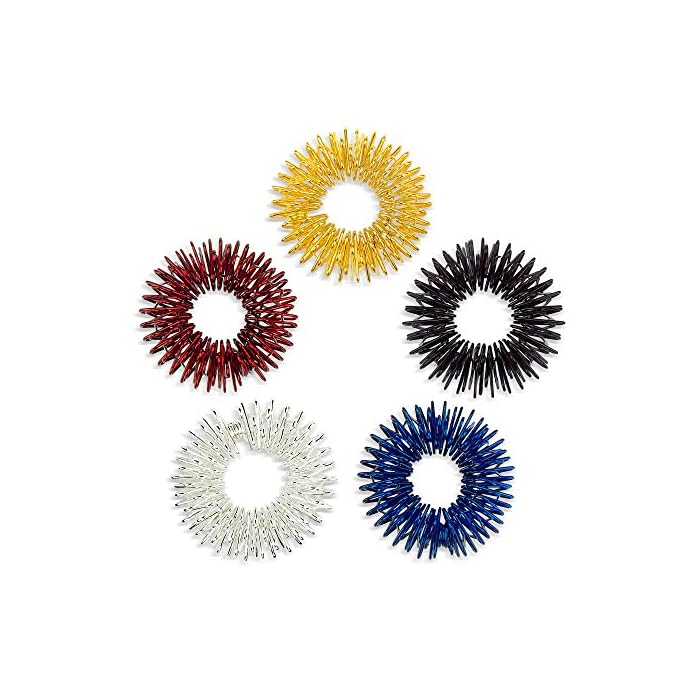 Goda Acupressure Massage Rings (Set of 5)