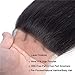 ZXZ Brazilian Straight Human Hair 10 Inch Lace Closure 4x4 Free Part Swiss Lace Closure 130% Density Natural Color (10, ST)