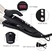 Huachi Curling Iron 2 in 1 Travel Straightener and Curler Beach Waves, Dual Voltage 110-220Volt Ceramic Flat Iron for Long Short Hair, Instant Heat 100-220C Curling Wands, 1 1/4 Inchthumb 4