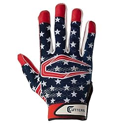 Cutters Game Day Receiver Glvs Flag S/M