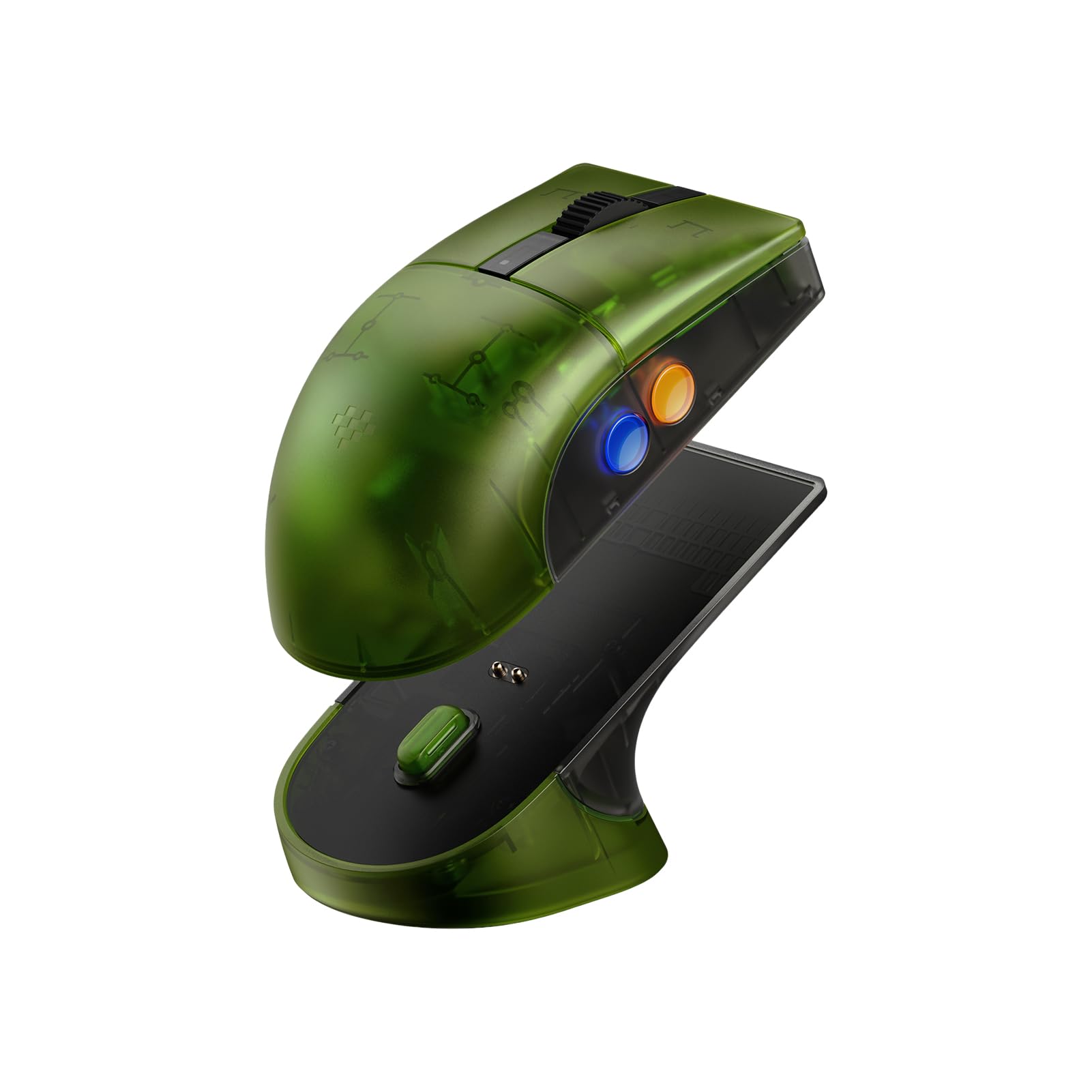 Photo 1 of 8Bitdo Retro R8 Mouse with Charging Dock, PAW 3395 Optical Sensor DPI 26K, 4K Polling Rate, Programmable Buttons, Kailh Sword GM X Micro Switches, Ambidextrous - Xbox Edition (Officially Licensed)