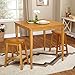 SilkWood Studio Belfast Counter Height Square Table (Oak)