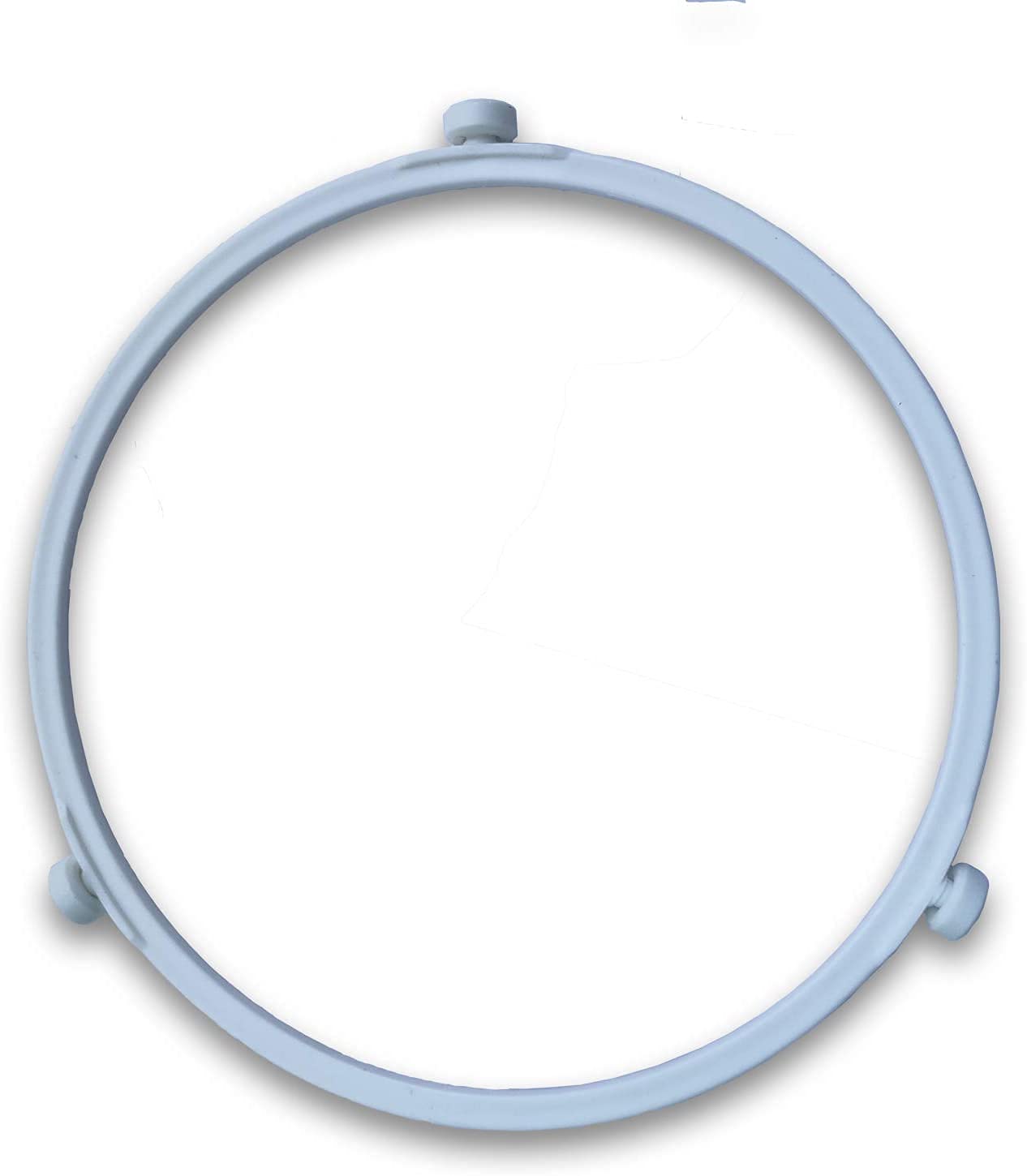 Photo 1 of 10.6"-12.4" Microwave Turntable Ring, 7.44 Inch Rotating Ring Roller, Middle Glass Plate Tray Support Holder, Replacement Inner Ring - for Microwave Oven Glass Turntable Plate
