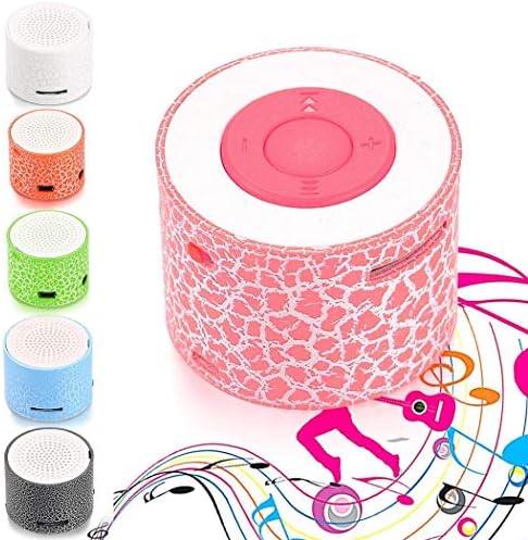 Mini Portable LED Speakers Wireless Hands Free Speaker with TF Port