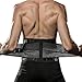 Veadoorn Waist Trainer for Women Waist Trimmer Sport Workout Back Support Belt M Black