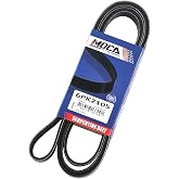 MOCA 6PK2105 Serpentine Belt Fits 2001-2011 for Ford Ranger 2.3L | 2001-2009 for Mazda B2300 2.3L 140Cu. In. l4 GAS DOHC Naturally Aspirated, w/ AC