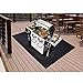 Under The Grill Mat,Absorbent Fabric Material,Washable,Reusable,Anti-slip and Waterproof Backing,Protection for Decks and Patios from Grease Splatter and Other Messes (36inches x 60inches)