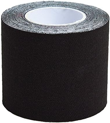 1 Roll Kinesiology Tape 3 m x 5 cm in 8 Colours (Black)