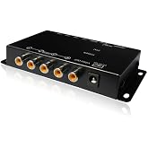 SaiDian 1Pcs Video Quad Splitter 4-Way Mini Processor Multiplexer Switcher for CCTV Security Camera