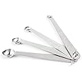 Fox Run 1070 Dash, Pinch, Smidgen, Nip Measuring Spoon Set, Stainless Steel, 4-Piece