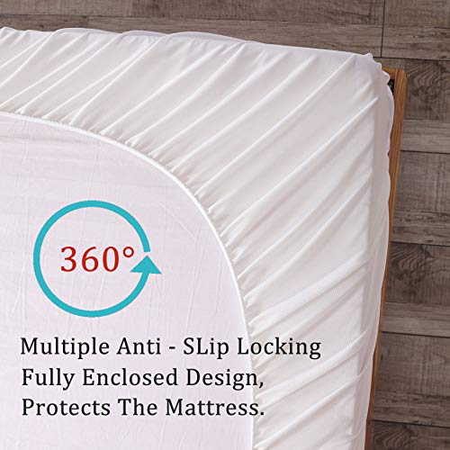 image for SONORO KATE Mattress Pad Queen Cover - Cotton Down Alternative Fitted 