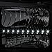 Auto Dynasty LED Running Light Headlights Assembly Compatible with Ford F250 F350 F450 F550 Super Duty 2005 2006 2007, Driver and Passenger Side, Black Housing Clear Lens
