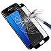 S7 Screen Protector, Galaxy S7 [Full Coverage] Tempered Glass Screen Protector - Badalink 9H Hardness Tempered Glass Bubble-Free Arc Edge Design Screen Protector for Samsung Galaxy S7