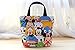 FINEX 2 Pcs Set Mickey Minnie Canvas Zippered Tote with Top Carry Handles Bag - Gym Makeup Diaper Reusable Grocery Lunch - Random Color
