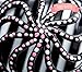 Attractive Hand-Crafted Hair Holder: Bun Maker, Clip and Grip for Thick and Thin Hair. 2 Uniquely Hand-Painted Pieces.
