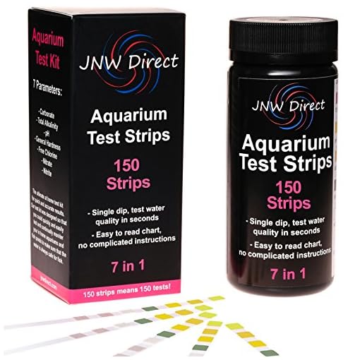 JNW Direct 7 in 1 Aquarium Test Strips, Best Kit for Accurate Water Quality Testing for