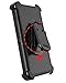 Dailylux Shockproof Case for Samsung Galaxy Note 8, Rugged Heavy Duty Hybrid Holster Rotating Swivel Protective Bumper Kickstand Cover with Belt Clip, Black