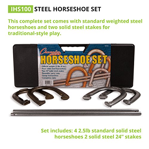 Champion-Sports-Steel-Horseshoe-Set