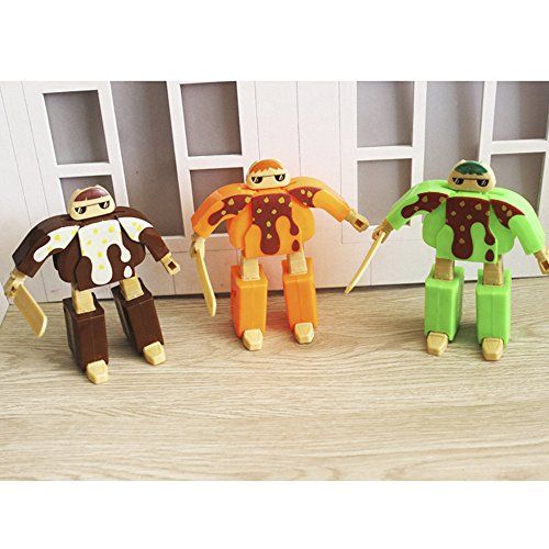 Sunny&Love 2018 Random Child Deformation Simulation Popsicle Hot Boy Deformation Series Toys Educational Toy (Multicolor)