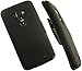 NAKEDCELLPHONE'S Black Rubberized Hard CASE + Belt Clip Holster Stand for LG G Flex GFLEX Phone (F340, D955, D958, D959, F340s, D950, LS995, D959n)