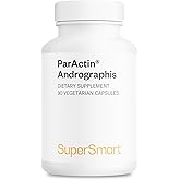 Supersmart - ParActin Supplement 300mg per Day (High Strength) - Andrographis Paniculata | Non-GMO & Gluten Free - 90 Vegetarian Capsules
