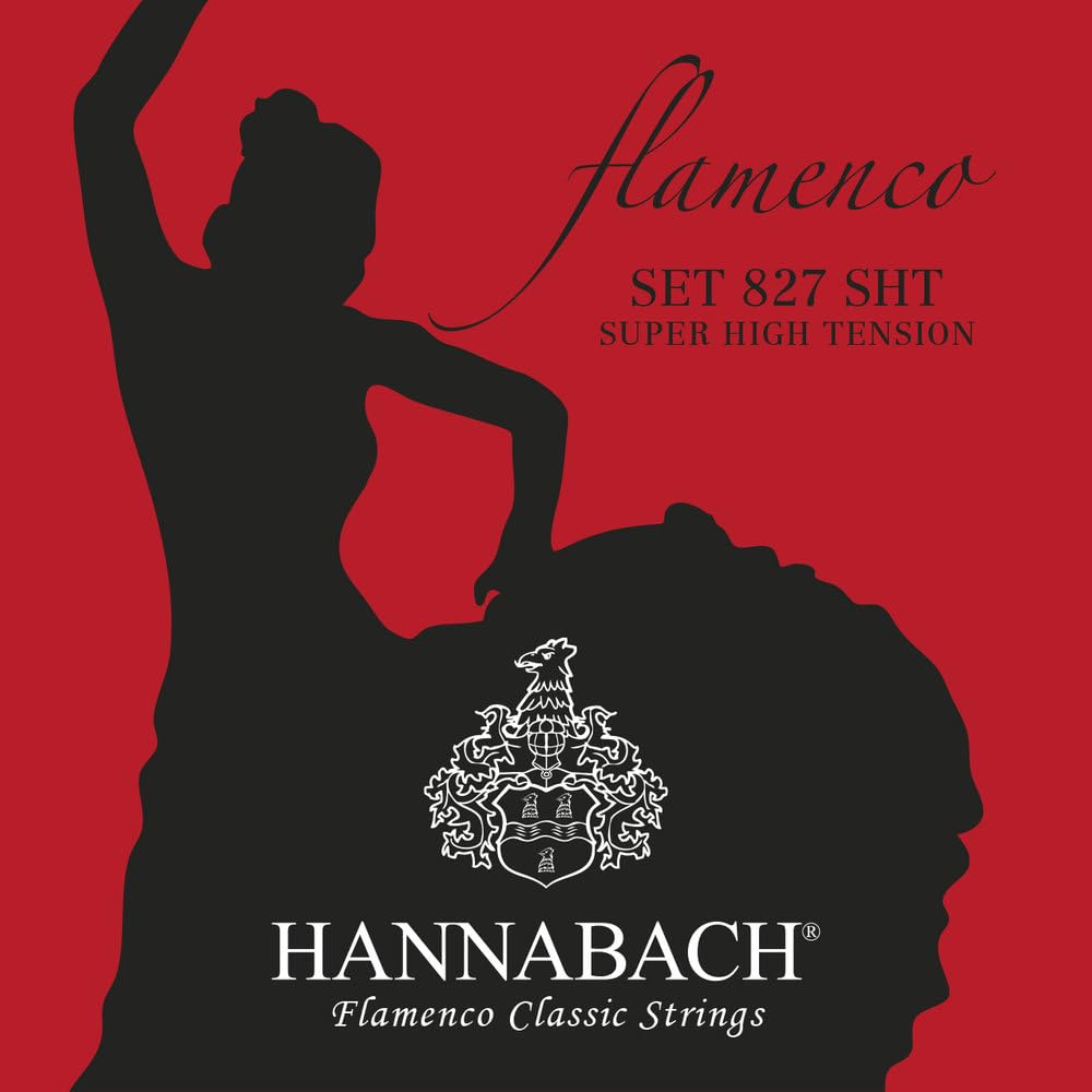 Hannabach classical guitar strings Flamenco Series 827 Super High Tension set Made in Germany - 827SHT — image 1