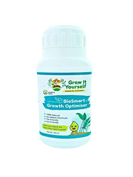 Homecrop BioSmart Growth Liquid Plant Fertilizer for Leaf Growth, Nutrients for Plants - 250 ml