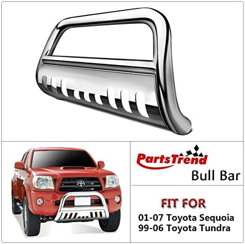 PartsTrend Bull Bar for 1999-2007 Toyota Tundra/Sequoia Front Bumper Grill Grille Guard