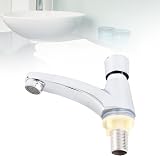 LiebeWH Auto Off Push Button Faucet G1/2 Time Delay Self Closing Basin Tap view 2