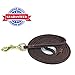 HiCaptain Thin Leather Pet Leash, Durable Dog Leashes Suit for Small Dog Up to 15 lb 00(1/5 inch Wide, 6 Ft) Brown