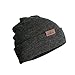 CaheAlaska Beanie Slouchy Cuffed Skull Cap for Men and Women - Grey