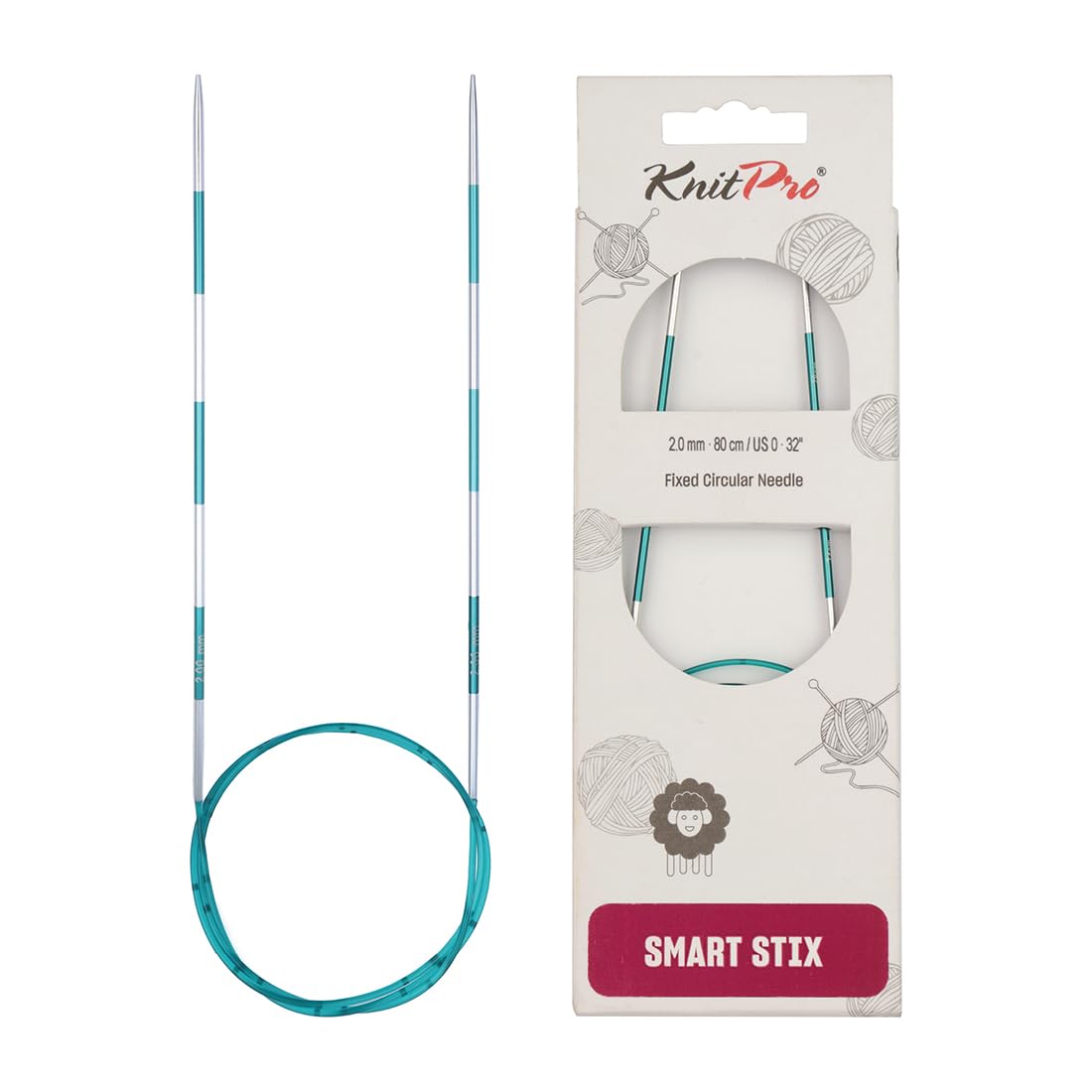 KnitPro Smartstix Fixed Circular Needles 32" (80cm) | 2.00mm — image 1