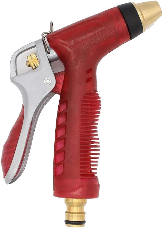 Pistolet Arrosage Haute Pression EROOSY - 4 Buses Laiton Pour Jardin, Nettoyage Auto Et Douche Animaux | Jet Réglable