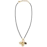 Madewell Women's Leather Heart Charm Clip Necklace