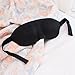 Luxury Contoured Eye Sleep Mask for Men & Women - Light Blocking Black Out Sleeping Eye Mask | Blindfold for Deep, Tranquil, Restful Sleep | Silky Soft Cotton | Eye Cover w/Adjustable Straps