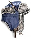 City Hunter W430 Promium Denim Trapper Hat (4 Colors)