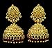 Banithani 18K Goldplated Ethnic Traditional Jhumka Earring Women Wedding Jewelry