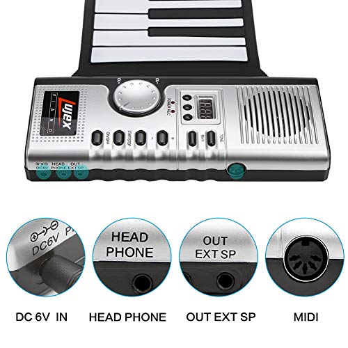 2 Lujex+Foldable+Flexible+Electric+Keyboard