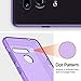CASEVASN TPU Case Compatiable with LG G8/LG G8 ThinQ, Ultra Slim Thin Shockproof Anti-Scratches Flexible TPU Gel Slim Fit Soft Skin Silicone Protective Case Cover for LG G8 / LG G8 ThinQ (Purple)