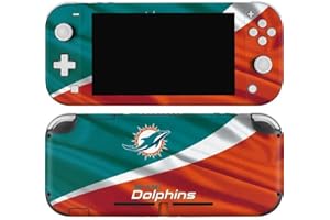 Skinit Decal Gaming Skin Compatible with Nintendo Switch Lite - Officially Licensed NFL Miami Dolphins Design