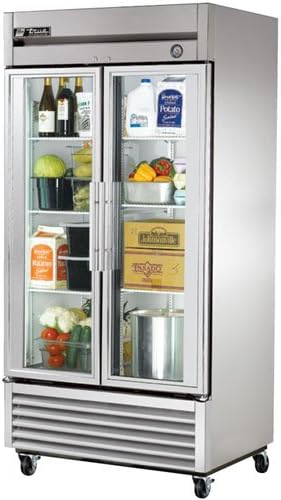 true 2 door reach in refrigerator