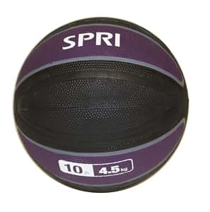 SPRI Xerball 10Pound Medicine Ball (Purple) Sports