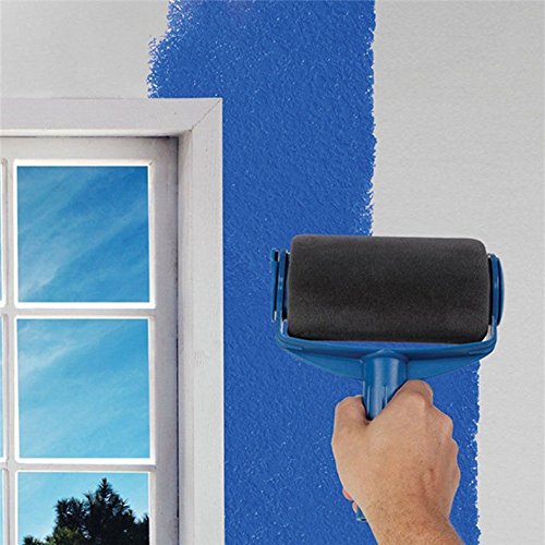 Stingna Paint runner pro decorative wall paint roller pro spray paint Pintar facil roller brush home hand brush suit multifunction kits (blue) - Thumbnail 2